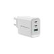 Conceptronic ALTHEA21W65 Universelles Ladegerät für Mobilgeräte, Weiß, AC-Schnellladung, Intern