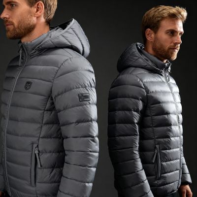 6. Geographical Norway Herrenjacke AMIGOTAL HOOD DB DGREY MEN 233 DARK GRAY (WZ5179H/GN-GRIS FONCÉ)