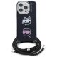 2. Karl Lagerfeld IML Crossbody Karl&Choupette Head Case für iPhone 16 Pro Max - Schwarz