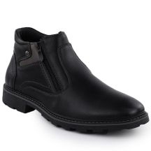 Herren-Outdoorstiefeletten mit warmem Futter und Reißverschlüssen, schwarz VanHorn AN71309