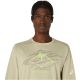 4. ASICS Fujitrail Logo LS Top 2011D391-300 Grün L