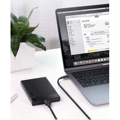 6. Ugreen Kabel USB Typ C - Micro-USB Typ B SuperSpeed ​​​​3.0 1 m schwarz (US312 20103)