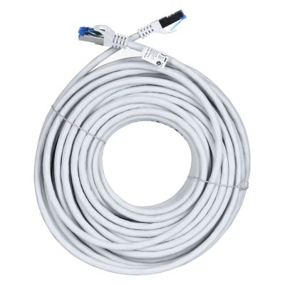 2. LANBERG S/FTP-Patchkabel KAT.6A 20 m GRAU LSZH CCA (FLUKE-geprüft) PCF6A-10CC-2000-S