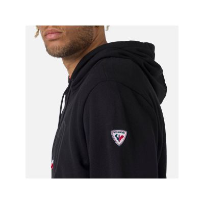 12. Rossignol LOGO SWEAT HOOD FL schwarz