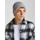 3. Jack & Jones Herren-Wintermütze, schwarz, Jacbrink Beanie, Artikelnummer 12193386, Hellgrau meliert