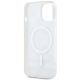 7. DKNY IML Checkered Mono Pattern & Printed Stripes MagSafe Hülle für iPhone 15 Plus / 14 Plus – Beige