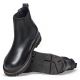 5. Birkenstock Highwood Slip On M LENA Schwarze Herren Chelsea Boots aus echtem Leder (1025764)