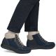 12. Wasserdichte bequeme Leder-Trapperboots in Marineblau Rieker L7701-14