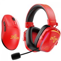Havit H2039BG Gaming-Kopfhörer (Rot-Schwarz)