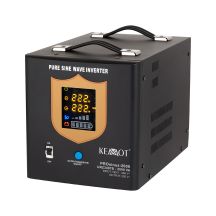 KEMOT PROsinus-2000 Notstromversorgung, reiner Sinuswellenwandler mit Ladefunktion 12 V 230 V 2000 VA/1200 W - schwarz
