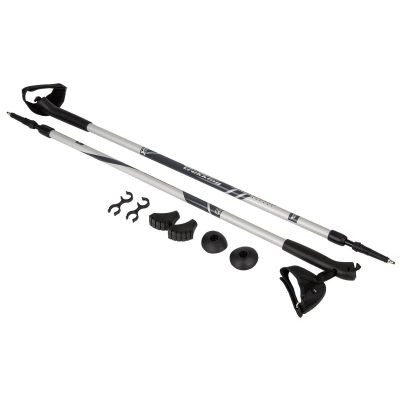 19. NORDIC WALKING STOSE BEST SPORTING 2-SEQUENZEN SCHWARZ