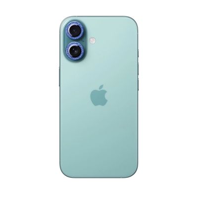 2. Joyroom JR-MSF0300 Schutzglas für iPhone 16/16 Plus Linsen - blau
