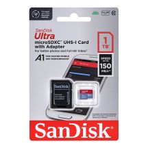 SANDISK ULTRA ANDROID SPEICHERKARTE microSDXC 1 TB 150 MB/s A1 Cl.10 UHS-I + ADAPTER
