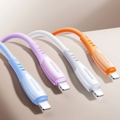 9. Joyroom S-A59 Vibrant Series 30W USB-C - Lightning Kabel 1,2 m - orange