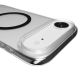 5. Puro Lite Mag TPU+PC Hülle kompatibel mit MagSafe für iPhone 17 Air - Transparent mit schwarzem Ring
