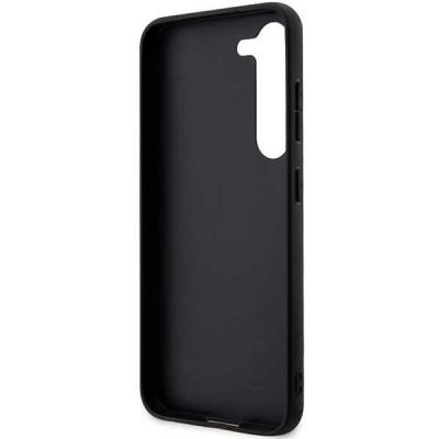 7. Karl Lagerfeld Saffiano Mono Metal Logo Hülle für Samsung Galaxy S24 – Schwarz