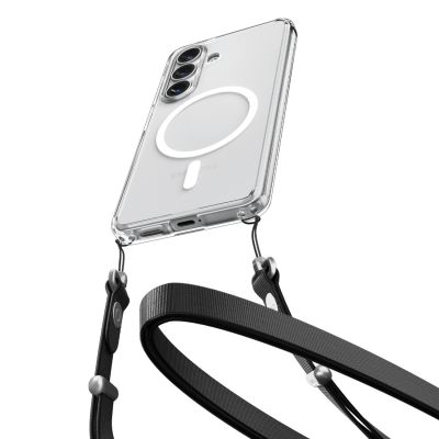 14. Spigen Ultra Hybrid Mag MagSafe Hülle für Samsung Galaxy S26+ - Transparent und Weiß