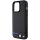 6. BMW Leder-Carbon-Hülle für iPhone 15 Pro Max – schwarz