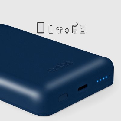 10. Powerbank SBS TEBB5000MAG1CB 5000 mAh kompatibel mit MagSafe - blau