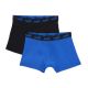 3. Puma Herren-Boxershorts, 2er-Pack, blau-schwarz, bequeme Baumwolle