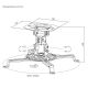 MACLEAN Projektor-Deckenhalterung, 54–320 mm, bis 13,5 kg, 360°-Drehung MC-200 B