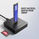 7. Axagon ADSA-M2C11 Festplatten-Dockingstation USB 3.2 Gen 2 (3.1 Gen 2) Typ-C Schwarz