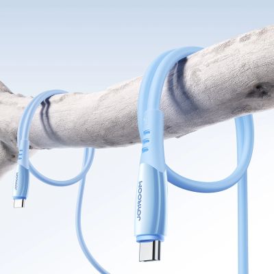 10. Joyroom S-A59 Vibrant Series 60W USB-C - USB-C-Kabel 1,2 m - blau