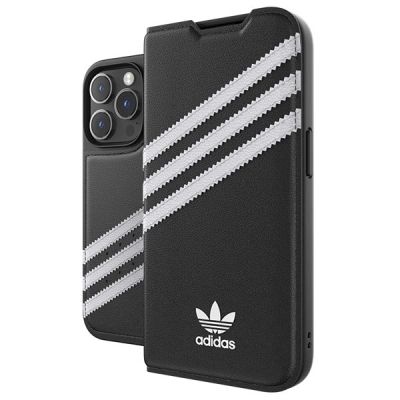8. Adidas OR Booklet Case PU iPhone 14 Pro schwarz/weiß 50196
