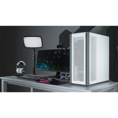 11. Corsair | PC-Gehäuse mit Seitenwänden aus gehärtetem Glas | 7000D Luftzirkulation | Weiß | Full-Tower | Netzteil inklusive | ATX-Format