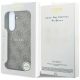 8. Guess Embossed 4G Ring Classic Logo MagSafe Hülle für Samsung Galaxy S26 FE – Braun