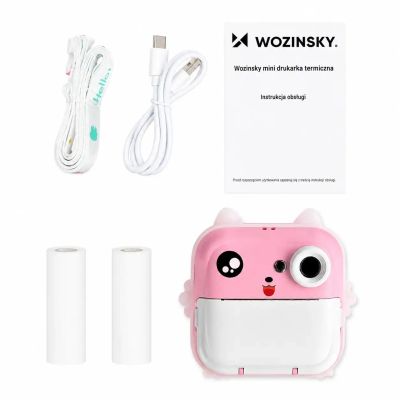 20. Wozinsky WDT-01 Thermodruckerkamera für Kinder, Pink