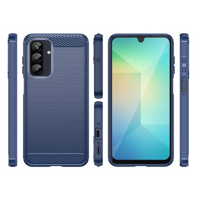 3. Carbon Case für Samsung Galaxy A26 - Blau