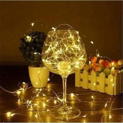 3. Batteriebetriebene Lichterkette mit 100 warmweißen LEDs