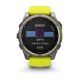 3. Garmin Fenix 8 Solar Sapphire Titanium Amp Yellow/Graphite Uhr