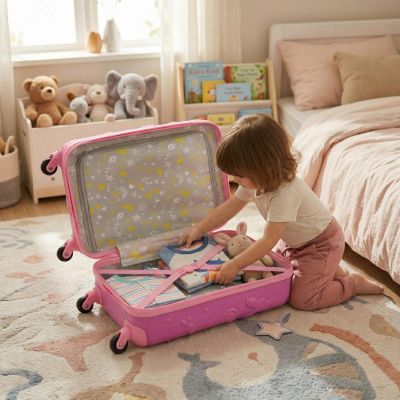 16. PROWORLD KINDER-REISEKOFFER 18 ZOLL - ROSA (MEERJUNGFRAU)