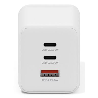 12. Digitus GaN USB-Ladegerät 100W, 2x USB-C, 1x USB-A