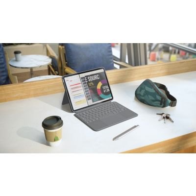 22. Logitech Combo Touch iPad Air Tastatur - QWERTZ