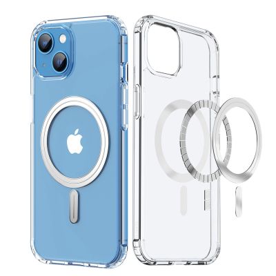 2. Dux Ducis Clin Magnethülle für iPhone 14 Plus kompatibel mit MagSafe transparent