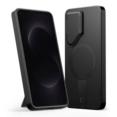 2. Tech-Protect Kevlar Aura MagSafe Hülle für Samsung Galaxy S26 – Schwarz und Orange