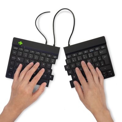 5. R-Go Tools Ergonomische R-Go Split Break v2 Tastatur mit Break-Software, QWERTZ_DE, kabelgebunden, Schwarz