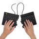 5. R-Go Tools Ergonomische R-Go Split Break v2 Tastatur mit Break-Software, QWERTZ_DE, kabelgebunden, Schwarz