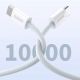 6. Dudao L6C USB-C - USB-C PD 30W Kabel 2m - Hellblau