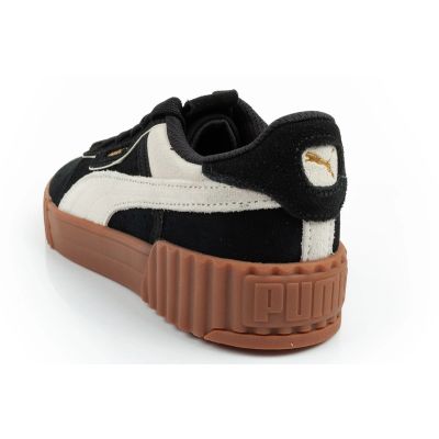 5. Puma Damen-Sportschuhe, Sneaker Carina 3.0, Leder, Schwarz, modisch