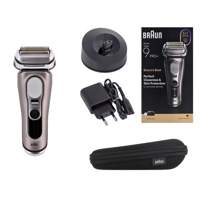 5. Braun Series 9 Pro+ 9615S Folienrasierer/Trimmer, Schwarz/Grau