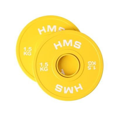 7. Olympisches Hantelscheiben-Set 2x (0,5 kg, 1 kg, 1,5 kg, 2 kg, 2,5 kg) HMS CBRS Set