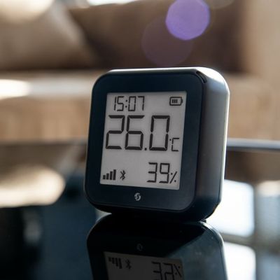 5. Shelly H&T Gen3 Innen-/Außentemperatur- und Feuchtigkeitssensor, freistehend, kabelgebunden und kabellos