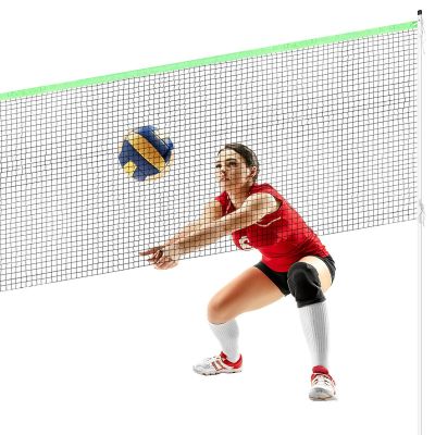 10. Badminton-Volleyball-Netzpfosten-Set 609 x 220 cm