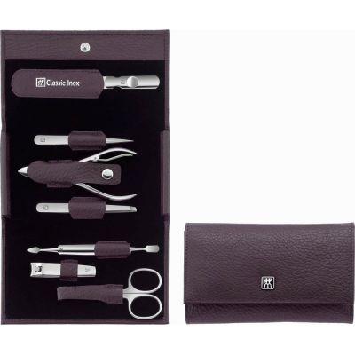 16. ZWILLING Classic Inox Reiseset 97646-008-0 - Lila Koffer 7-teilig