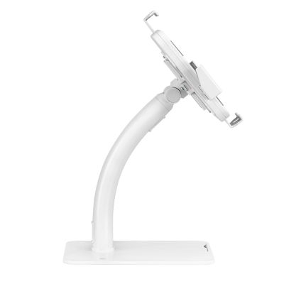 5. MACLEAN TABLET-HALTERUNG ZUR WAND-/TISCHMONTAGE MIT VERRIEGELUNG 7,9"–11" UNIVERSELL WEISS MC-468W