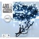 5. Lichterkette für den Weihnachtsbaum, 480 LEDs, Timer, Kaltweiß